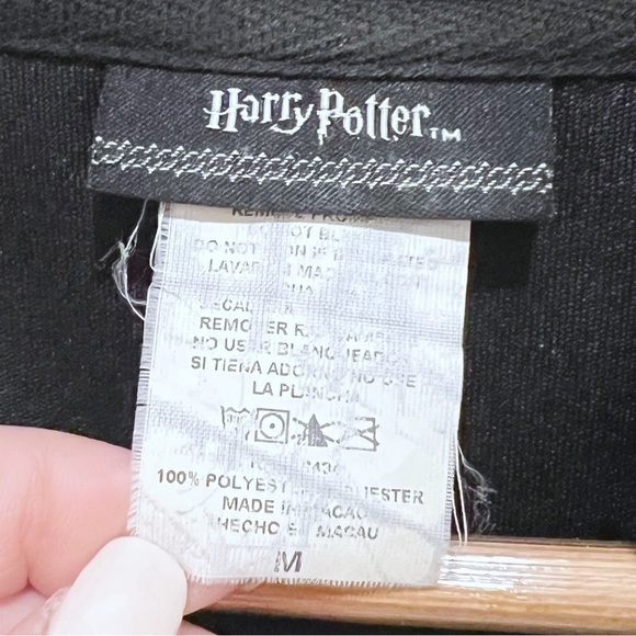 HARRY Potter Hogwarts Full Zip Track Jacket Size M - Picture 7 of 10